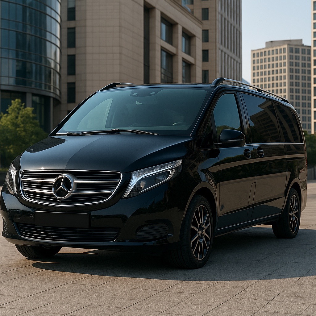 Executive taxi vehicle serving Dorset and airport transfers